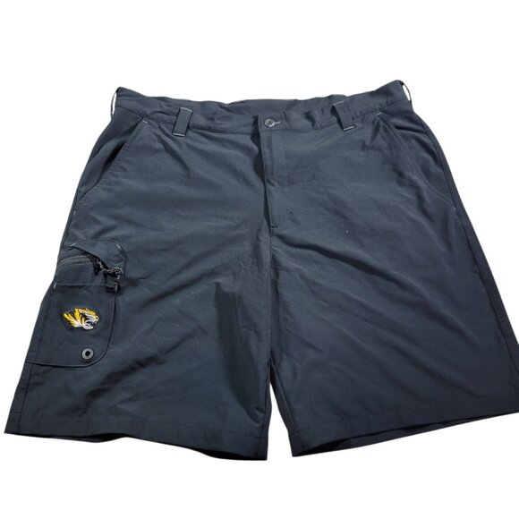 Missouri Tigers Mizzou Shorts Mens 40 Columbia Black PFG Fishing Outdoors - Picture 1 of 9